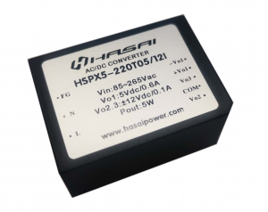 HSPX5W 宽电压隔离稳压 AC/DC 系列